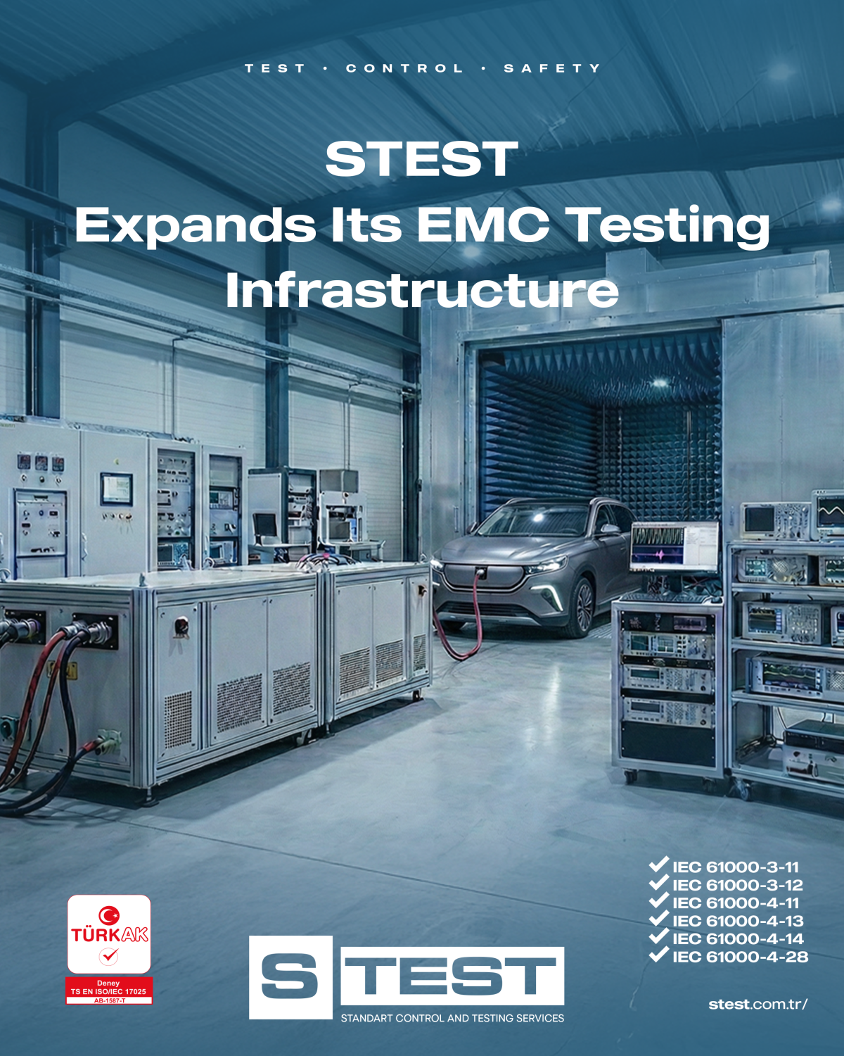 STEST Expands Its EMC Test Infrastructure