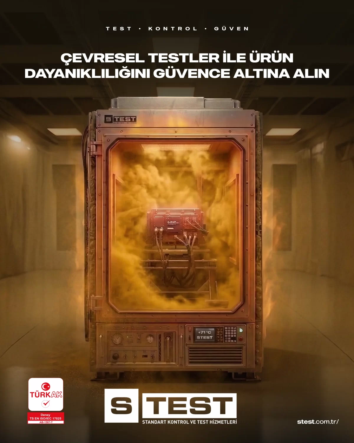 çevresel testler ile ürün dayanıklılığı ölçümü