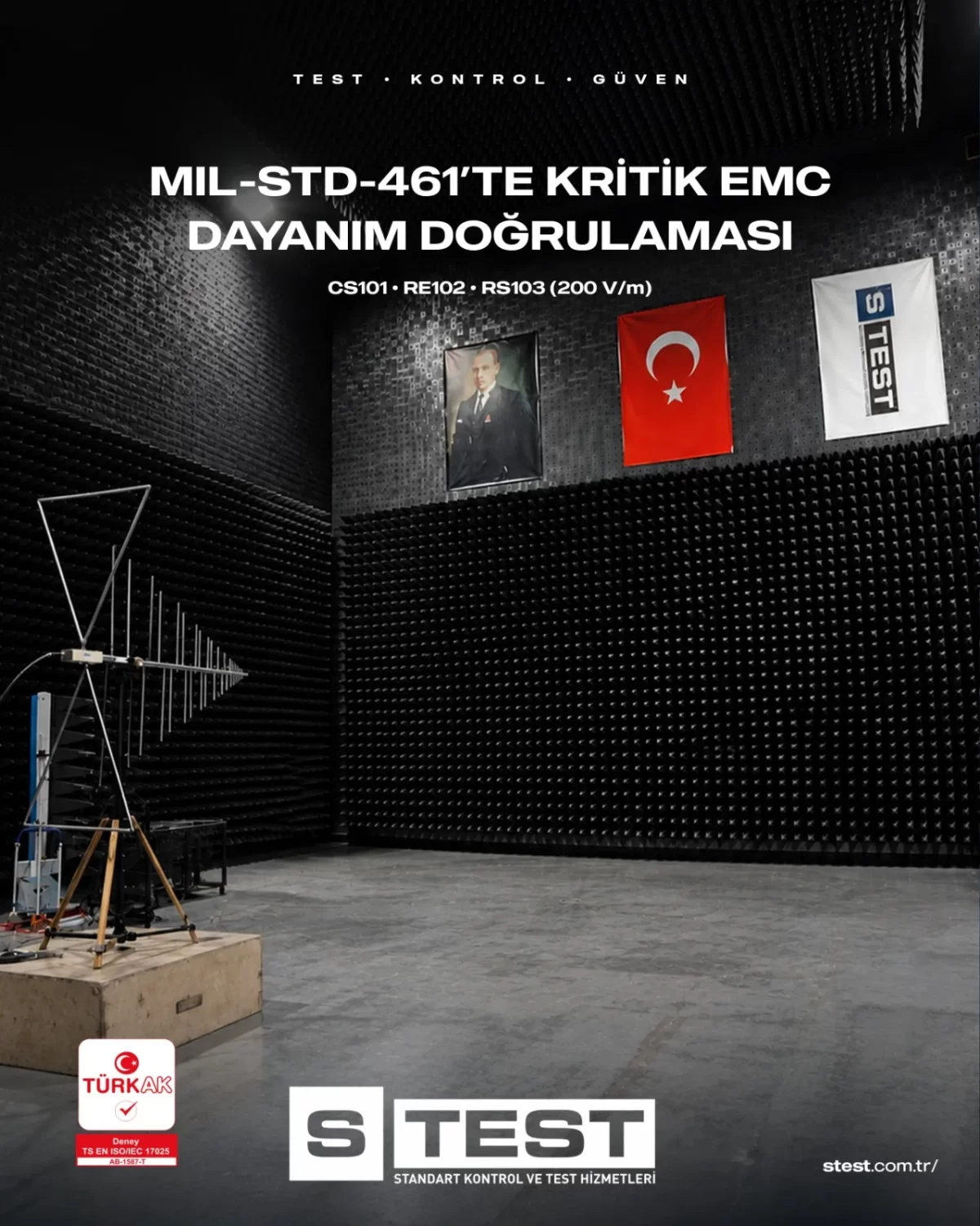 MIL-STD-461’te Kritik EMC Testleri